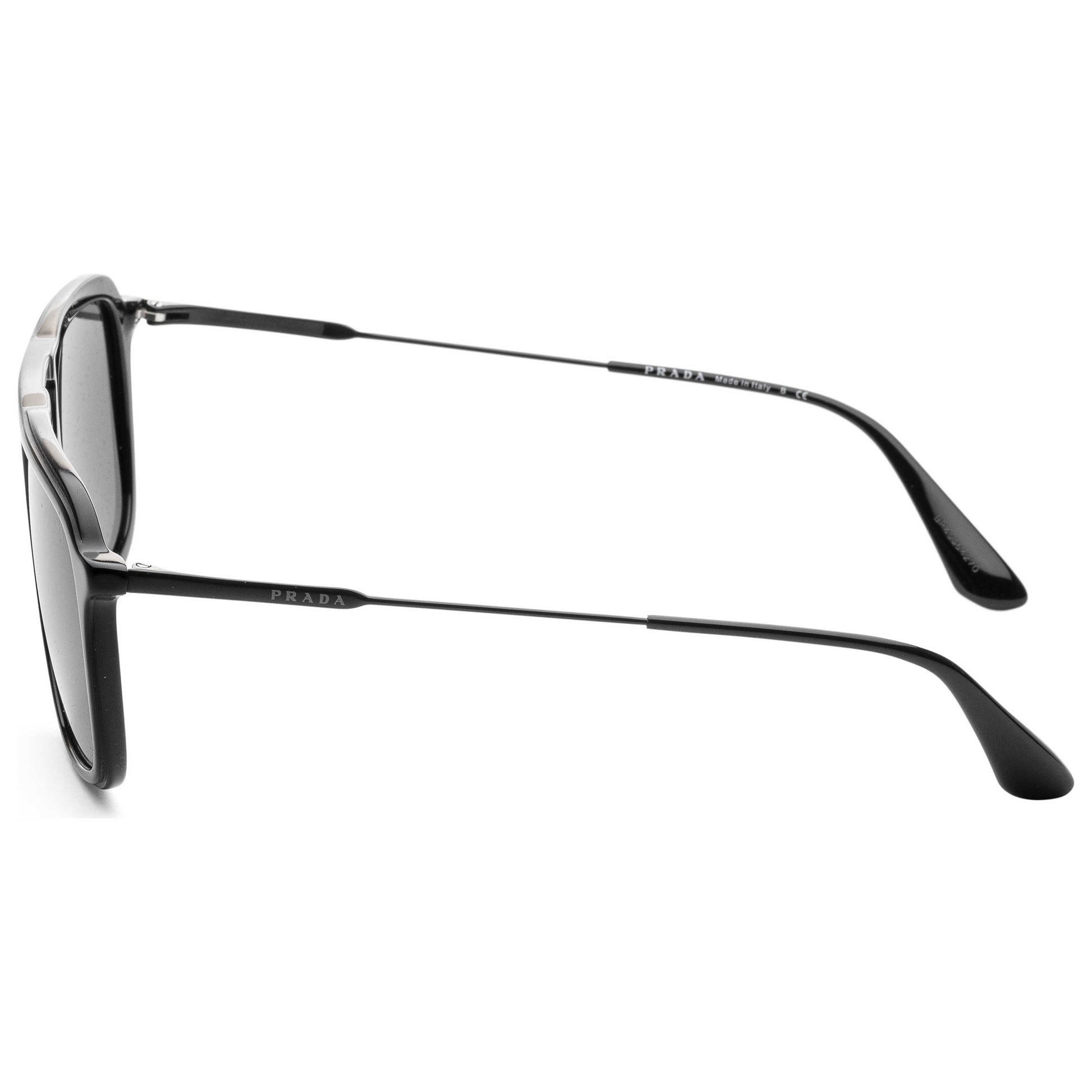 Left view of Prada Fashion Men's Sunglasses 0PR06VS-1AB1A1