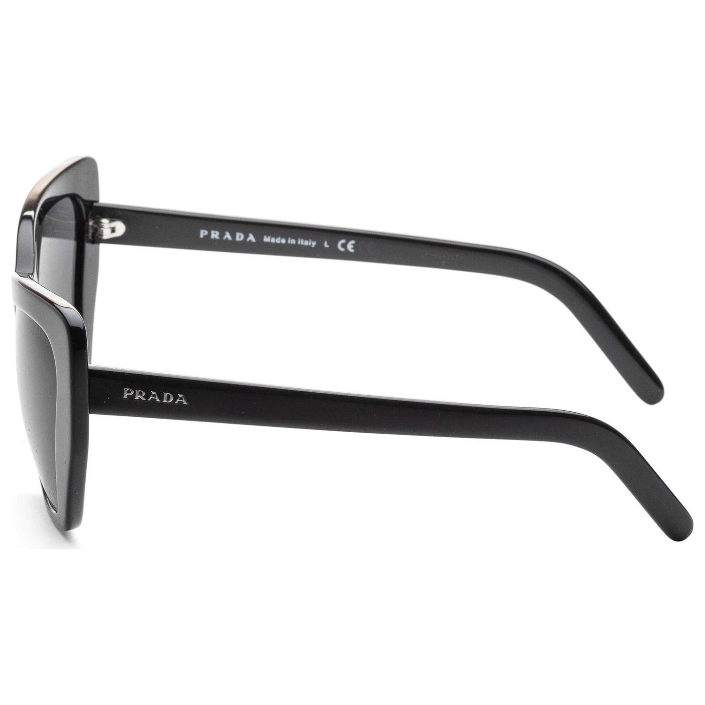 Left view of Prada Fashion Women's Sunglasses 0PR08VS-1AB5S0