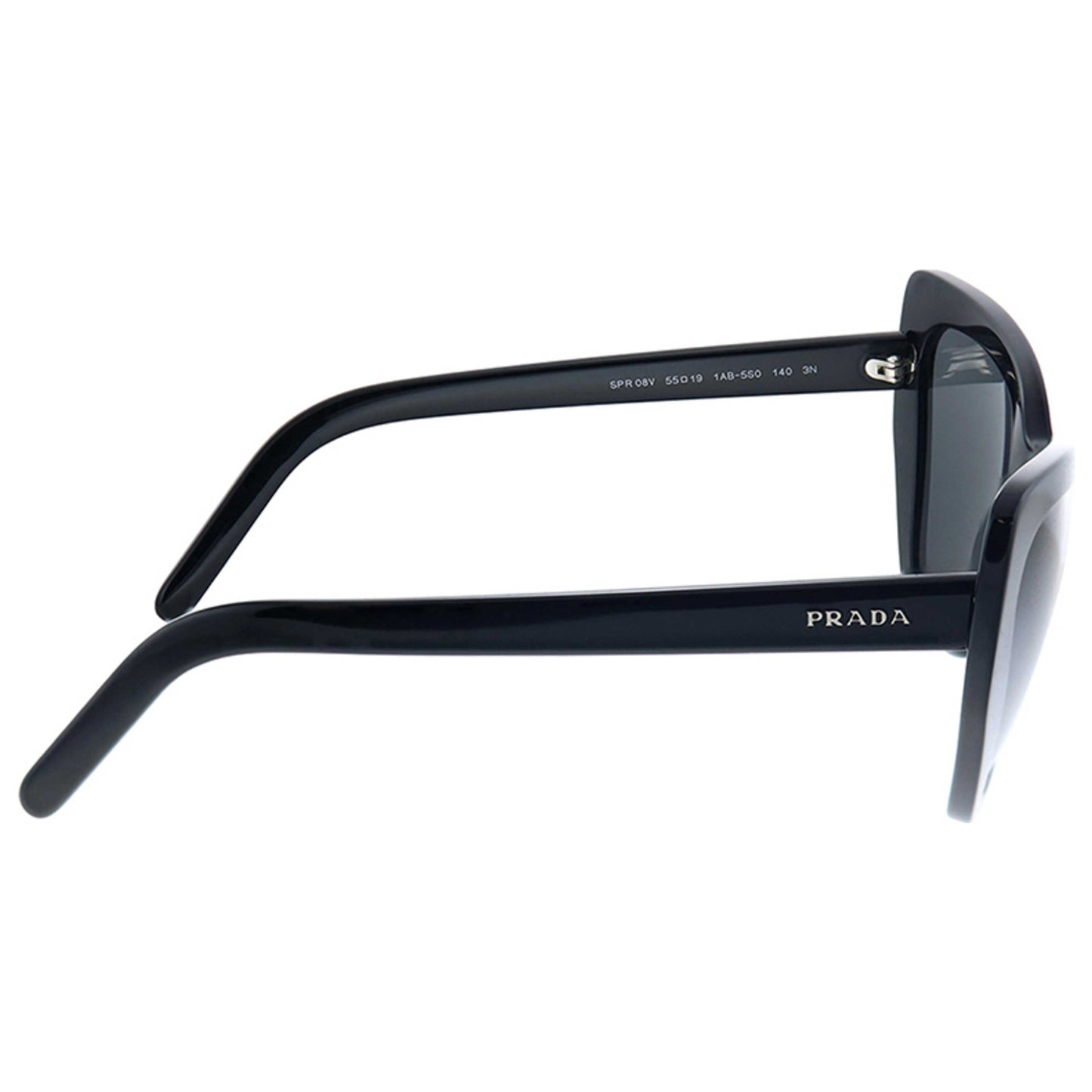 Right view of Prada Fashion Women's Sunglasses 0PR08VS-1AB5S0