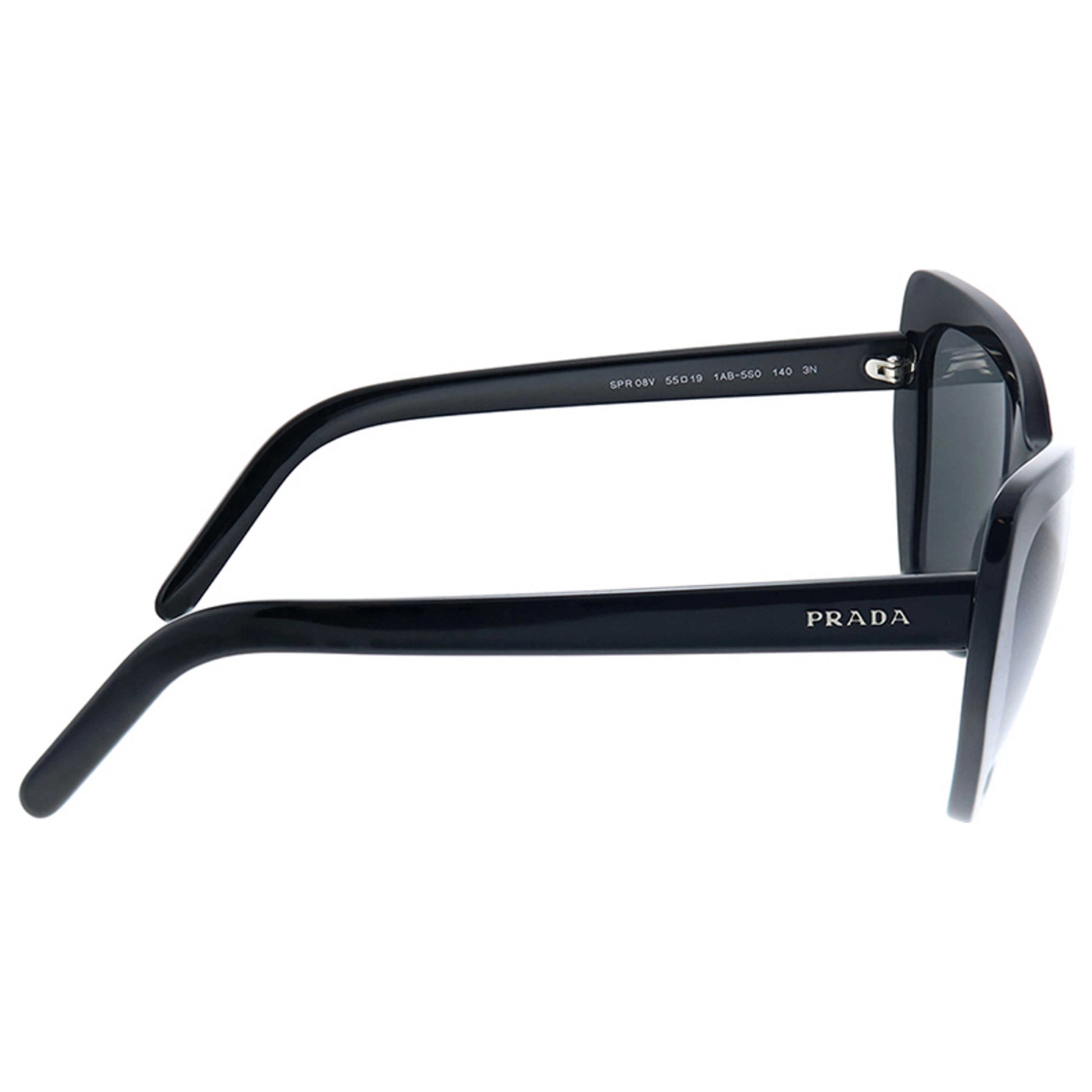 Right view of Prada Fashion Women's Sunglasses 0PR08VS-1AB5S0