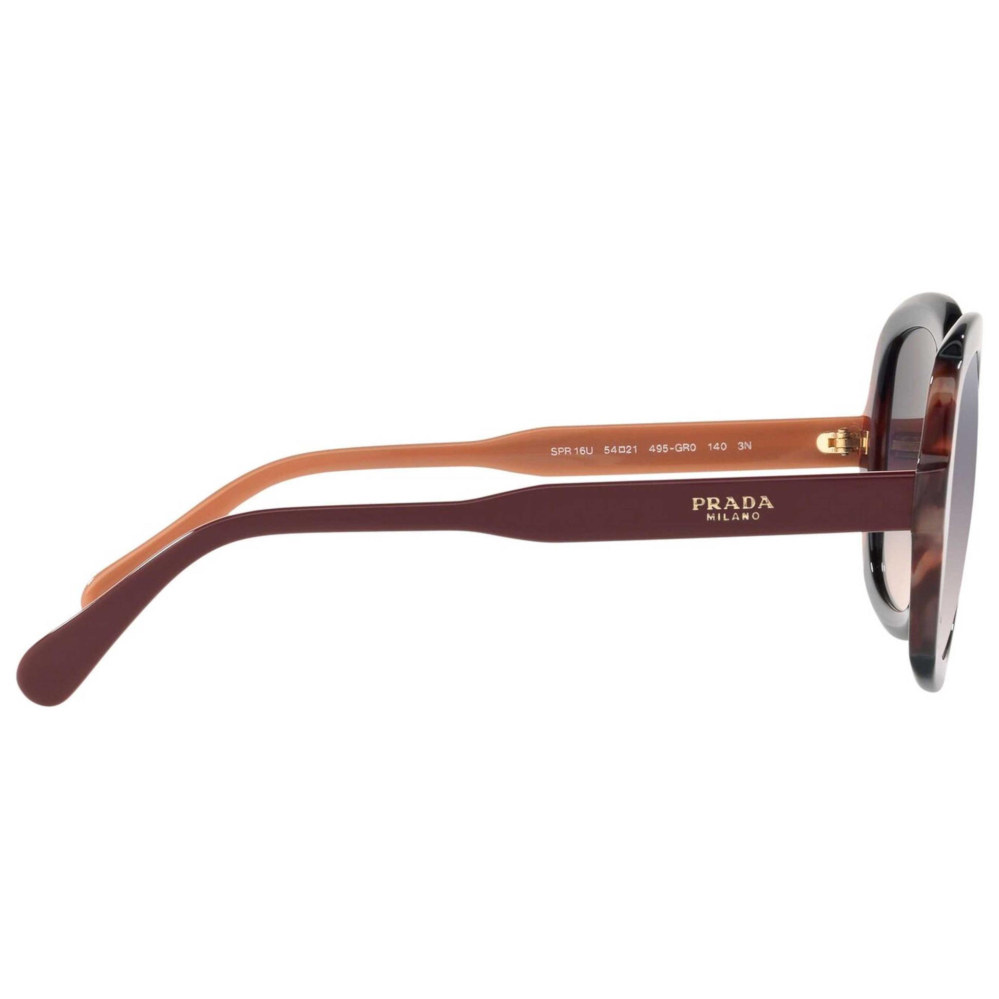 Prada Fashion Women's Sunglasses 0PR16US-495GR0-54 - Image #3