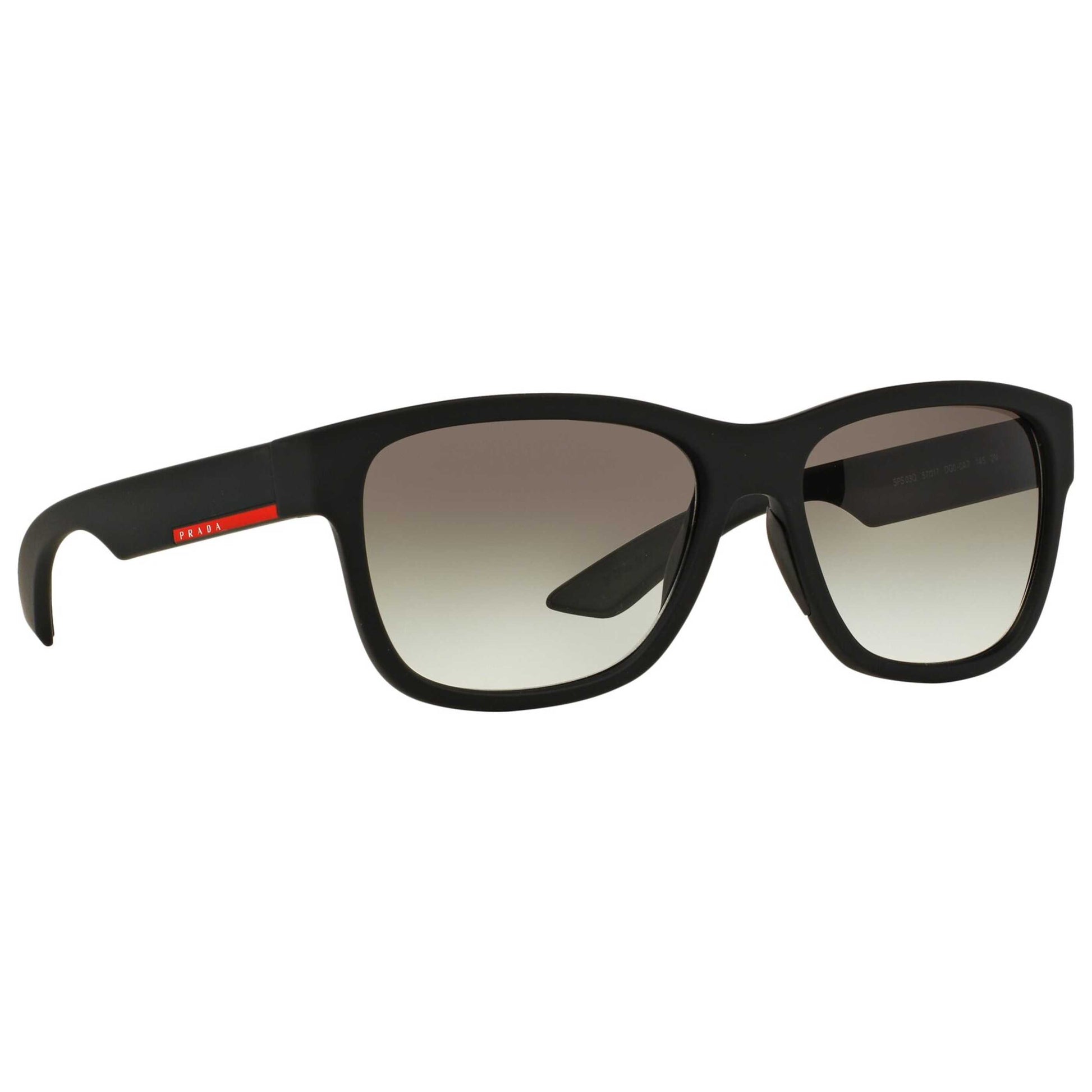 Front view of Prada Linea Rossa Men's Sunglasses 0PS03QS-DG00A7-57