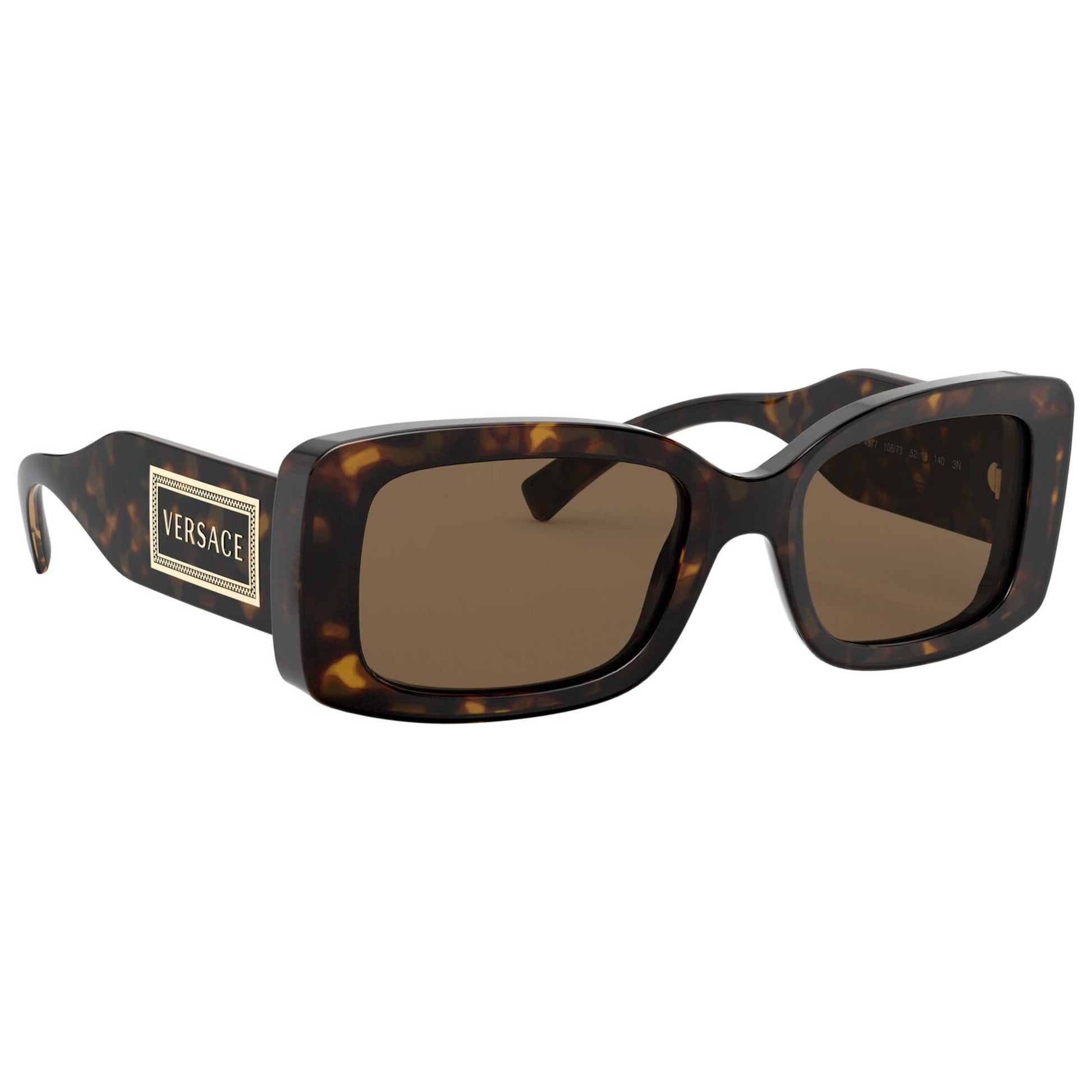 Front view of Versace Fashion Women's Sunglasses 0VE4377-108-73-52