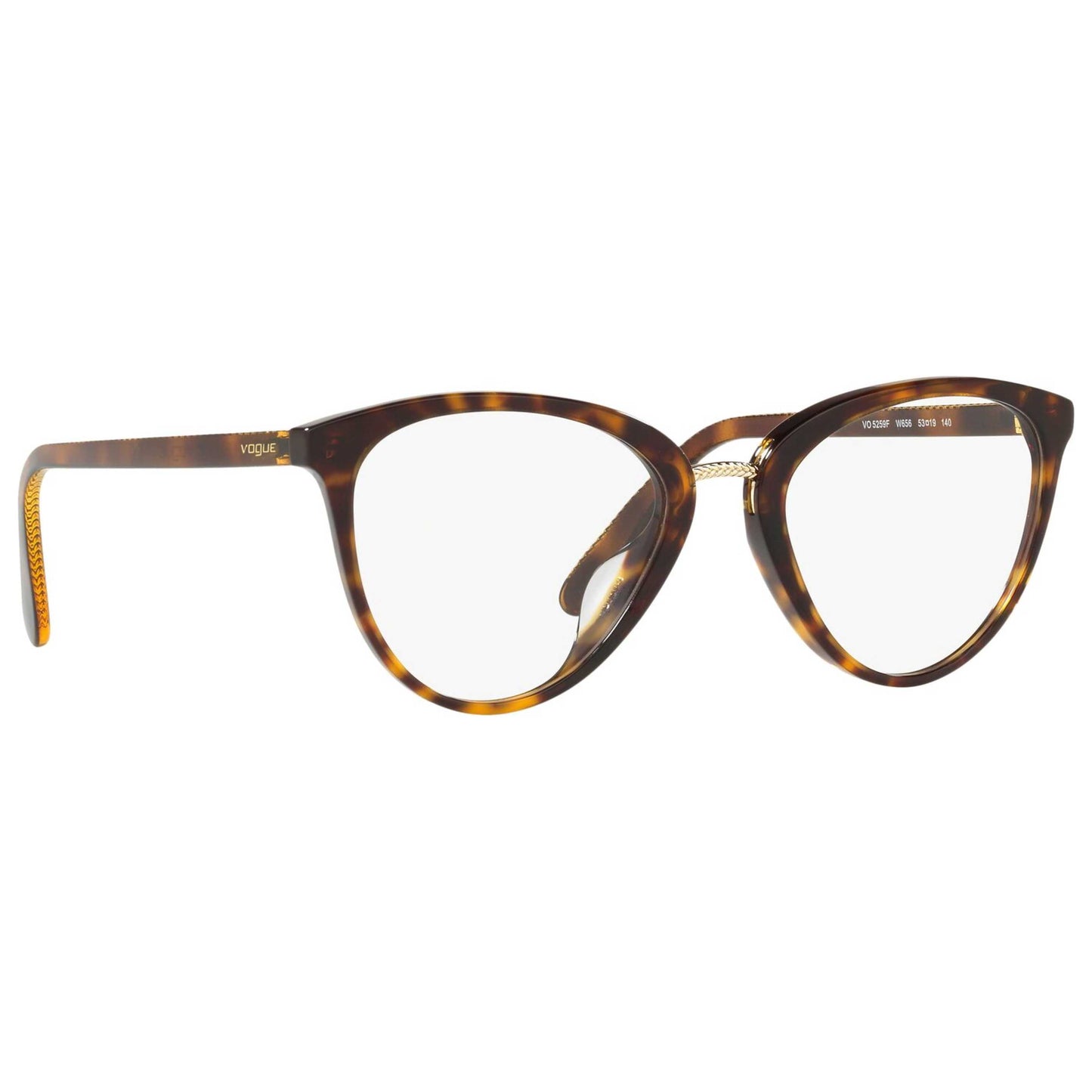 Front view of Vogue Fashion Women's Opticals 0VO5259F-W656-53