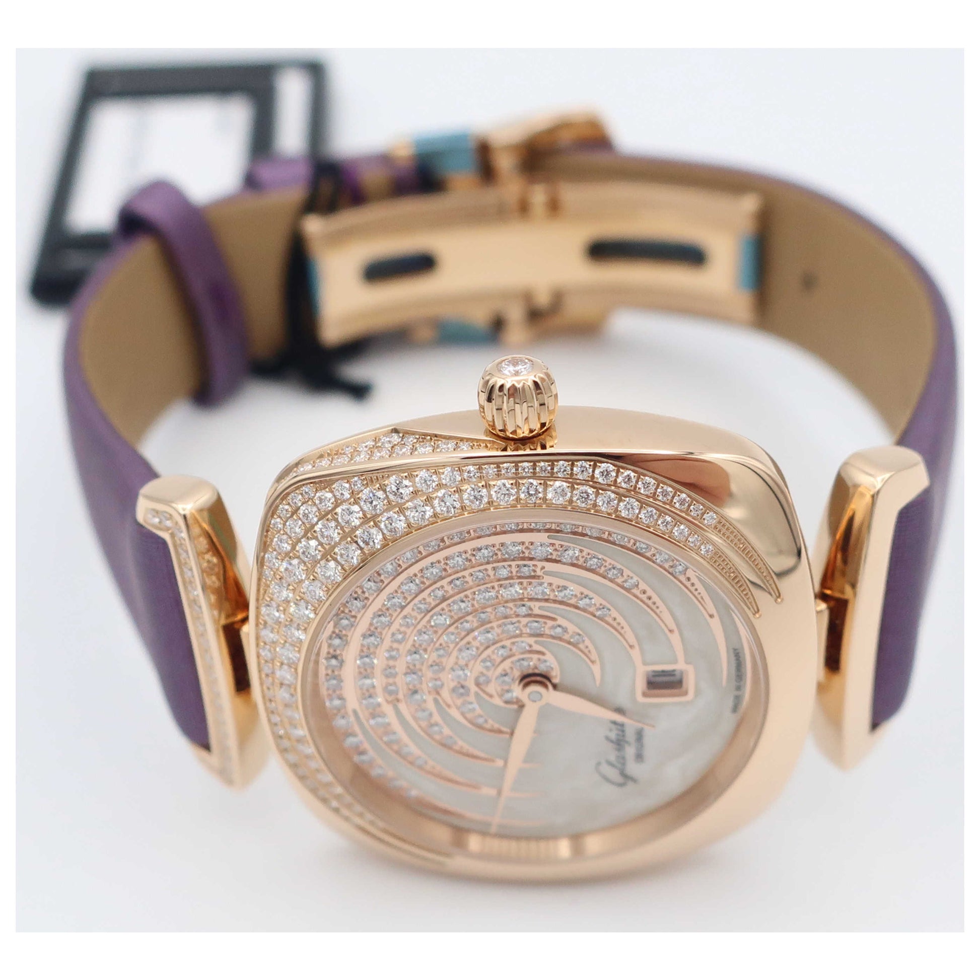 Glashutte Pavonina Women's Quartz Watch 1-03-01-03-15-34-SD - Image #8