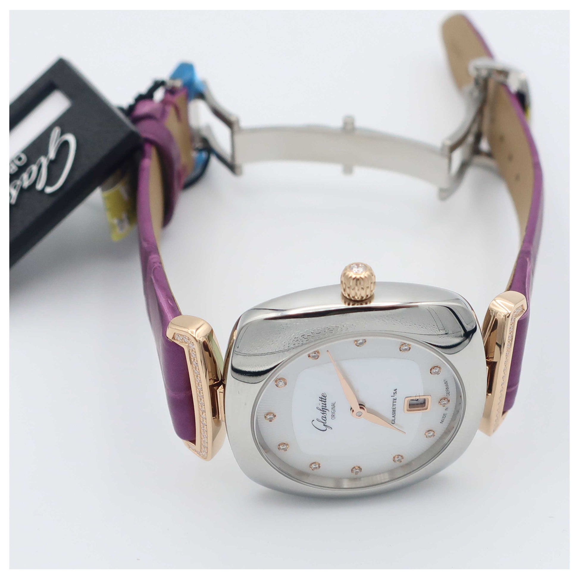 Glashutte Pavonina Women's Quartz Watch 1-03-01-08-16-34-SD - Image #8
