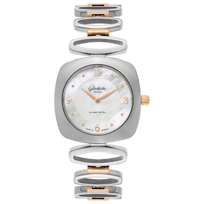 Front view of Glashutte Pavonina Women's Quartz Watch 1-03-02-03-06-14