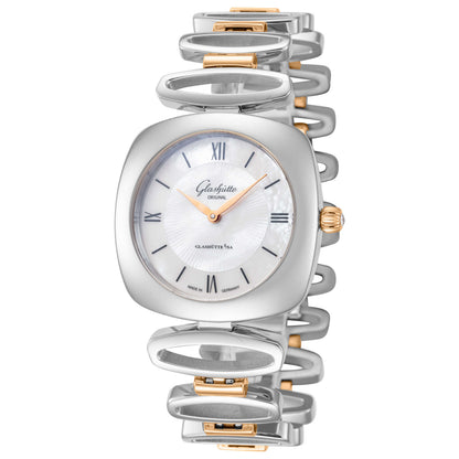 Front view of Glashutte Pavonina Women's Quartz Watch 1-03-02-05-06-14