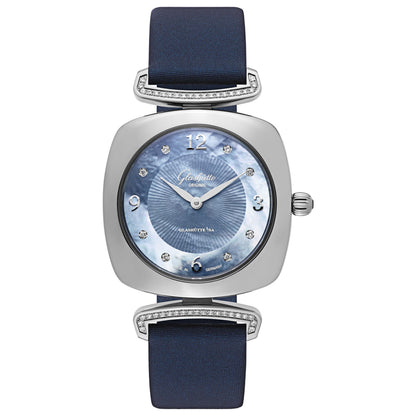 Front view of Glashutte Pavonina Women's Quartz Watch 1-03-02-06-12-34