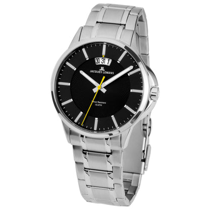 Front view of Jacques Lemans Sydney Men's Quartz Watch 1-1540D
