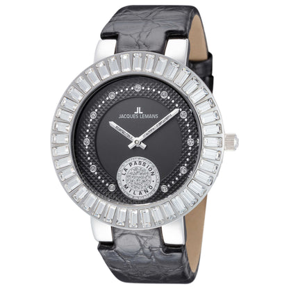 Front view of Jacques Lemans Milano Women's Quartz Watch 1-1683A