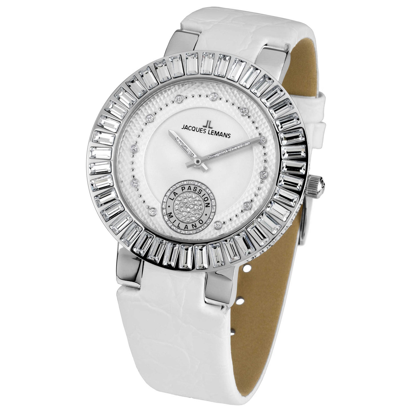 Front view of Jacques Lemans Milano Women's Quartz Watch 1-1683B
