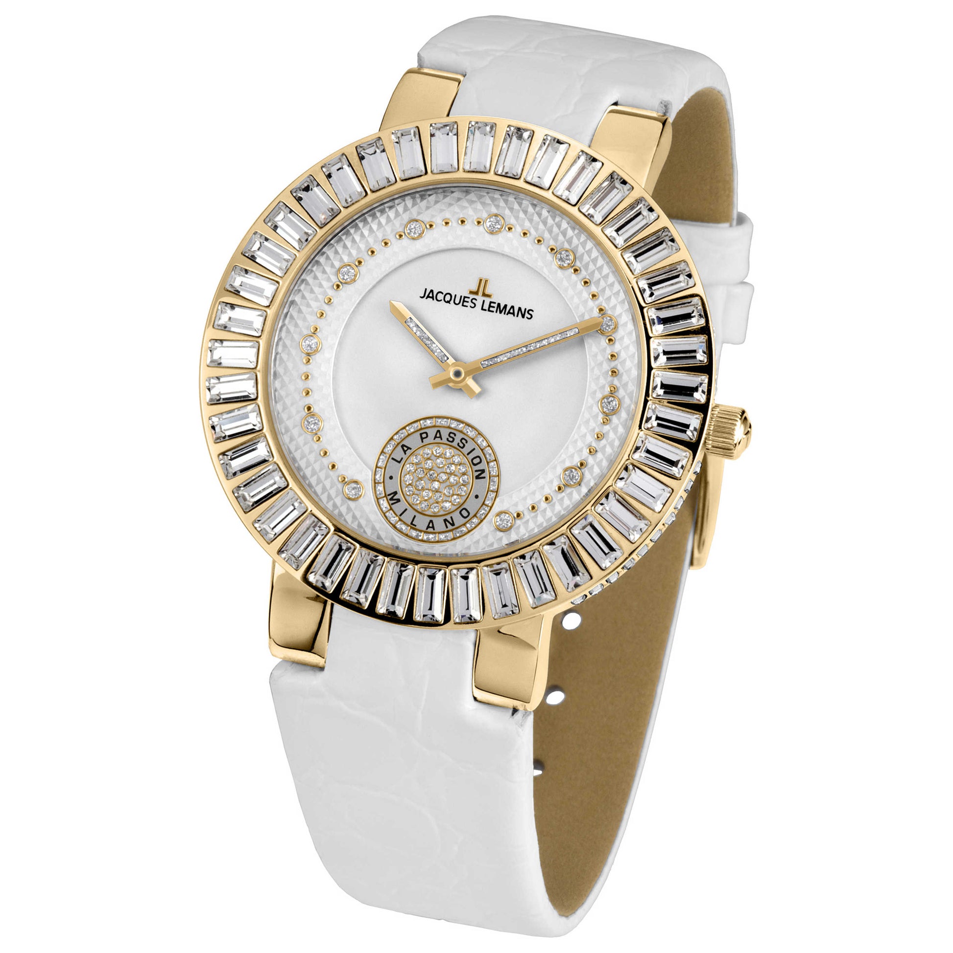 Front view of Jacques Lemans Milano Women's Quartz Watch 1-1683C