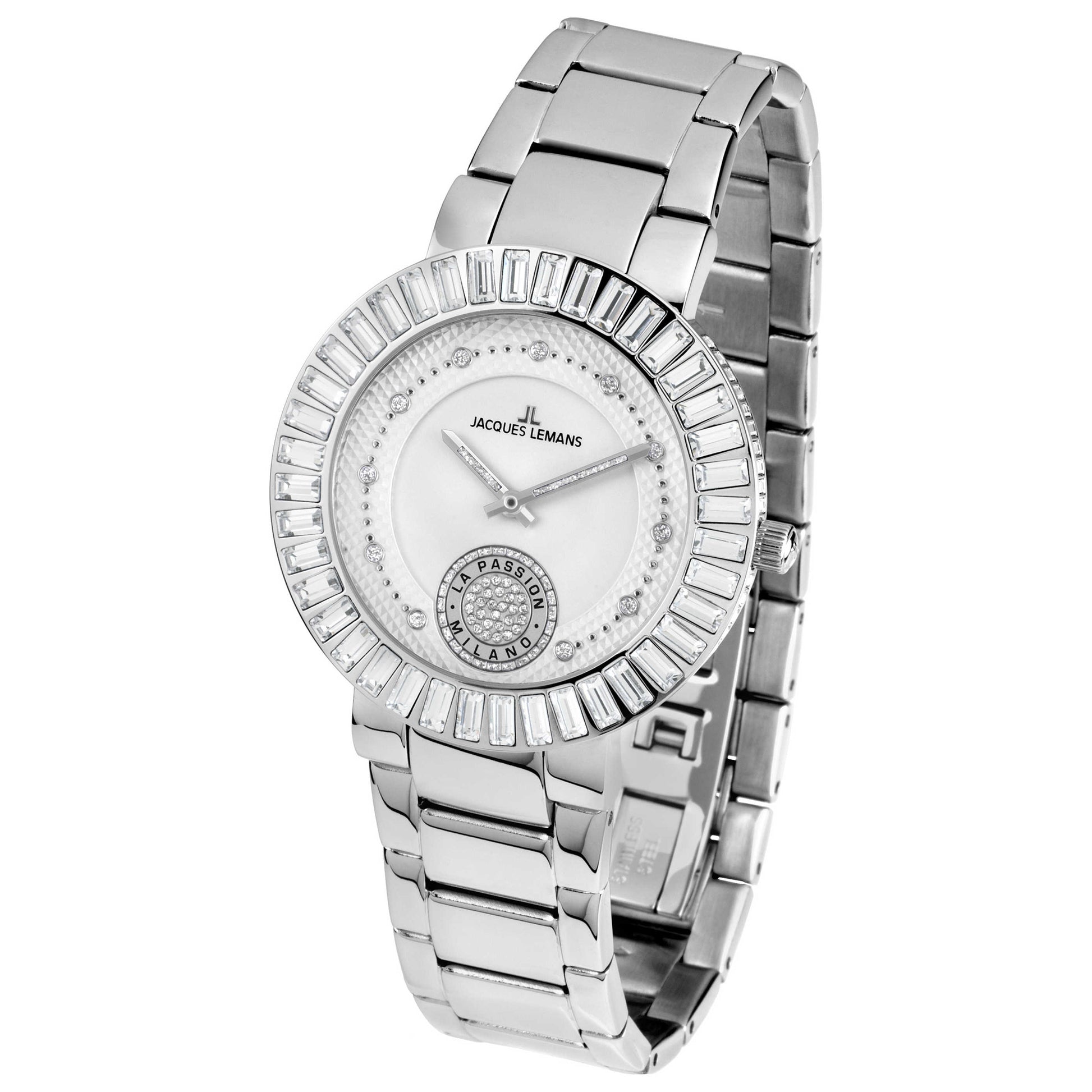 Front view of Jacques Lemans Milano Women's Quartz Watch 1-1683E