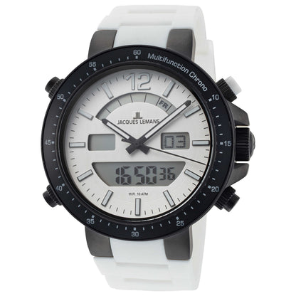 Front view of Jacques Lemans Milano Men's Quartz Watch 1-1712P