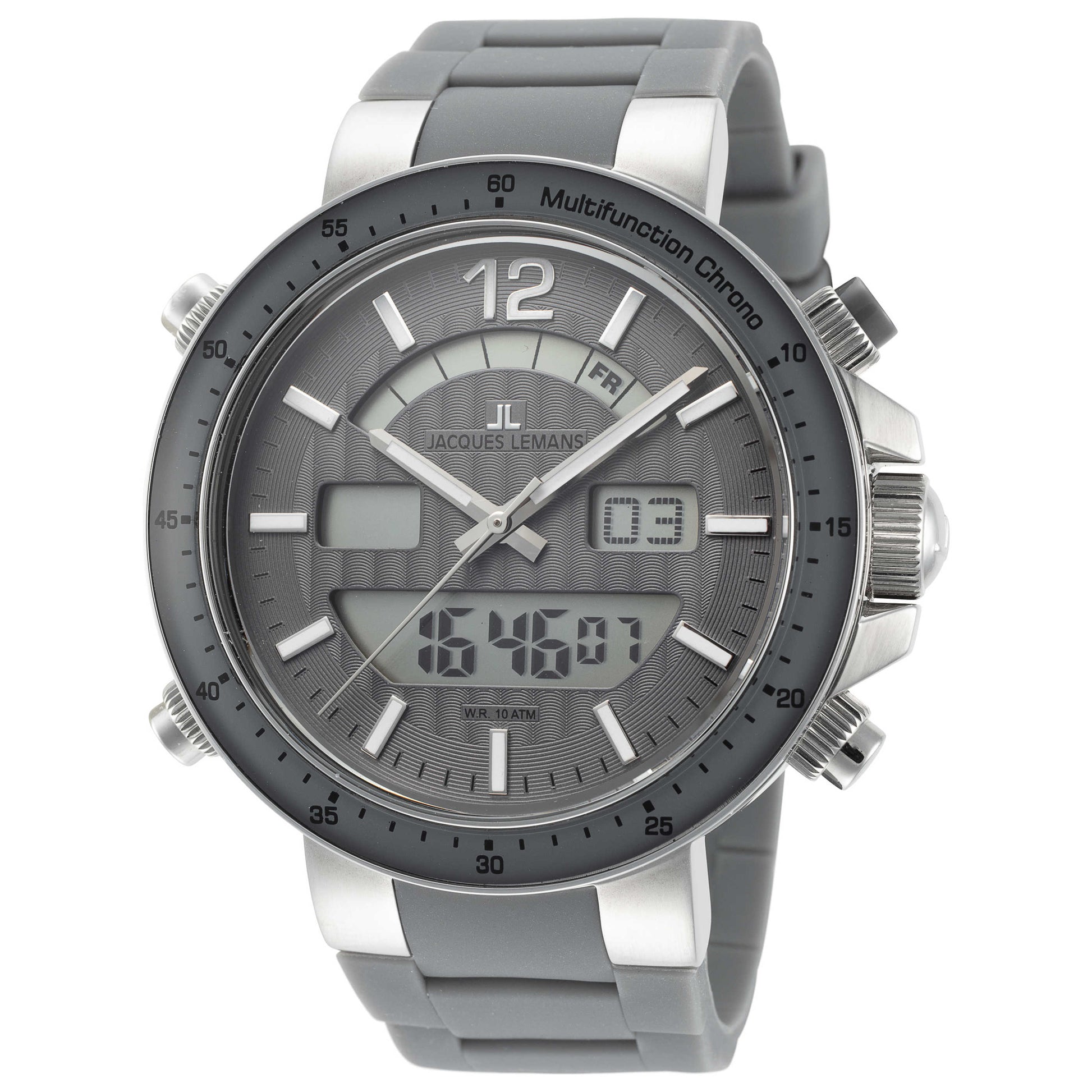 Front view of Jacques Lemans Milano Men's Quartz Watch 1-1712U