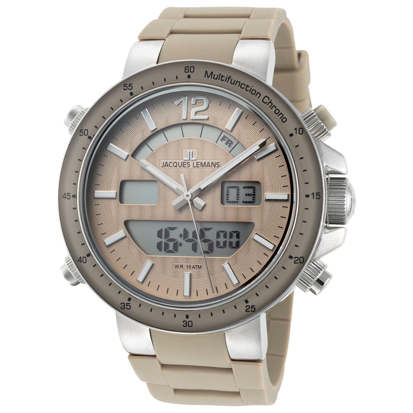 Front view of Jacques Lemans Milano Men's Quartz Watch 1-1712V