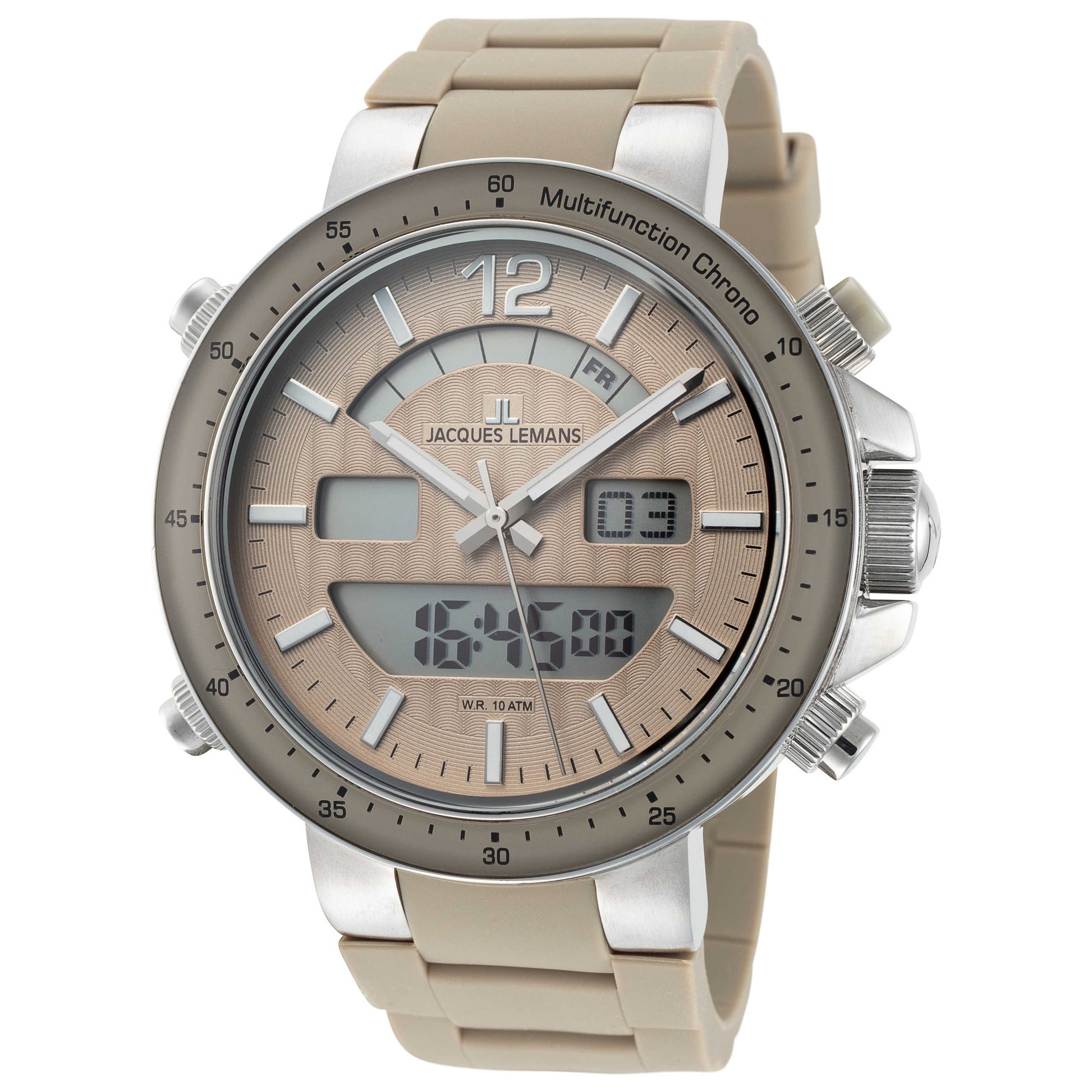 Front view of Jacques Lemans Milano Men's Quartz Watch 1-1712V