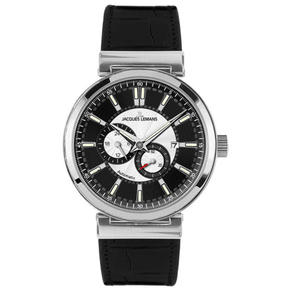 Front view of Jacques Lemans Verona Men's Automatic Watch 1-1730A