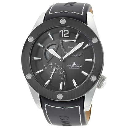 Front view of Jacques Lemans Liverpool Men's Quartz Watch 1-1739A