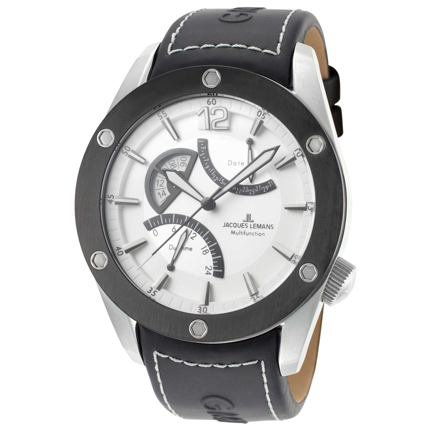Front view of Jacques Lemans Liverpool Men's Quartz Watch 1-1739B