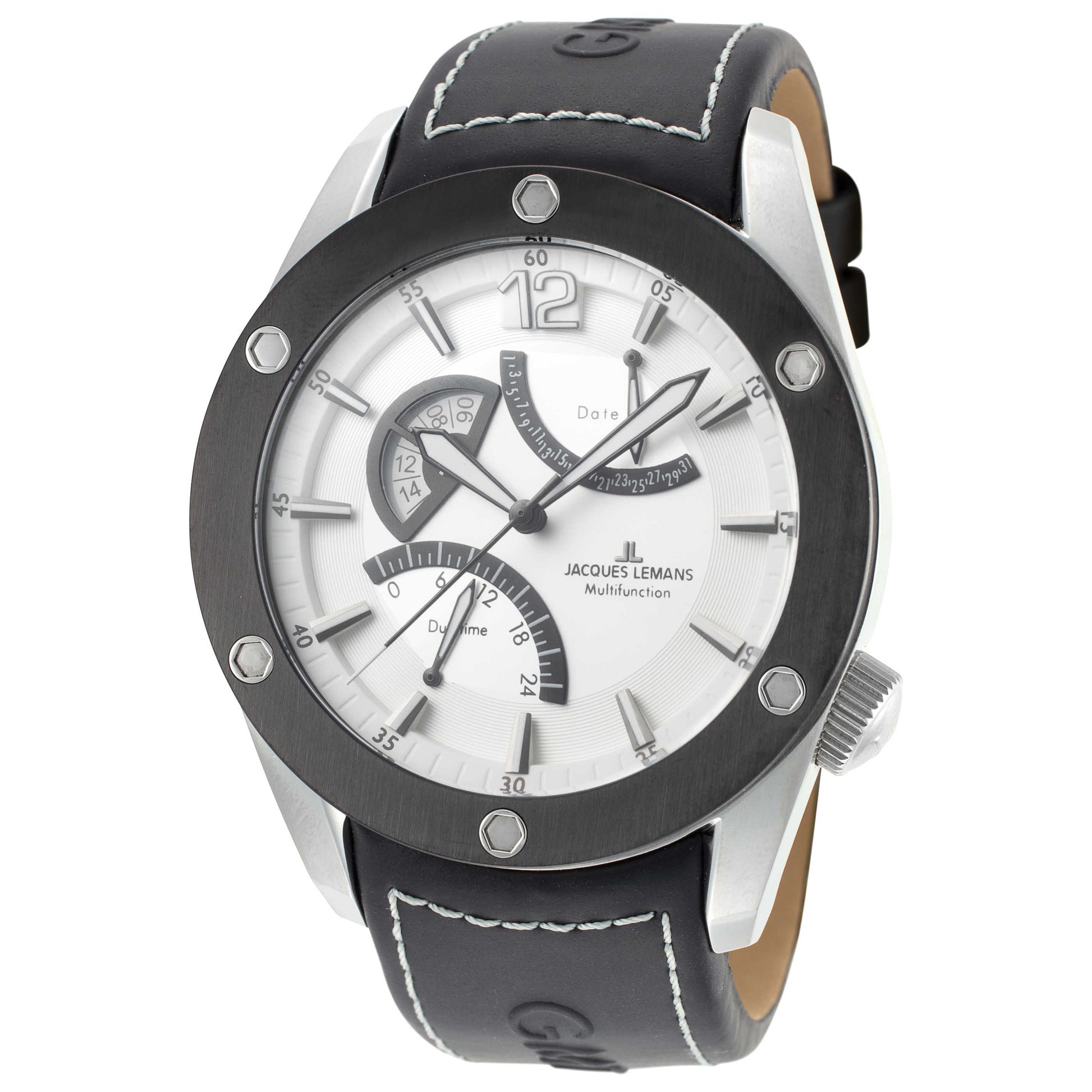 Front view of Jacques Lemans Liverpool Men's Quartz Watch 1-1739B
