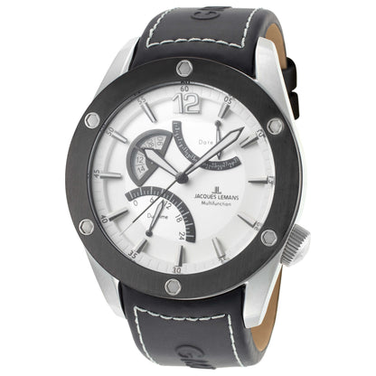 Front view of Jacques Lemans Liverpool Men's Quartz Watch 1-1739B