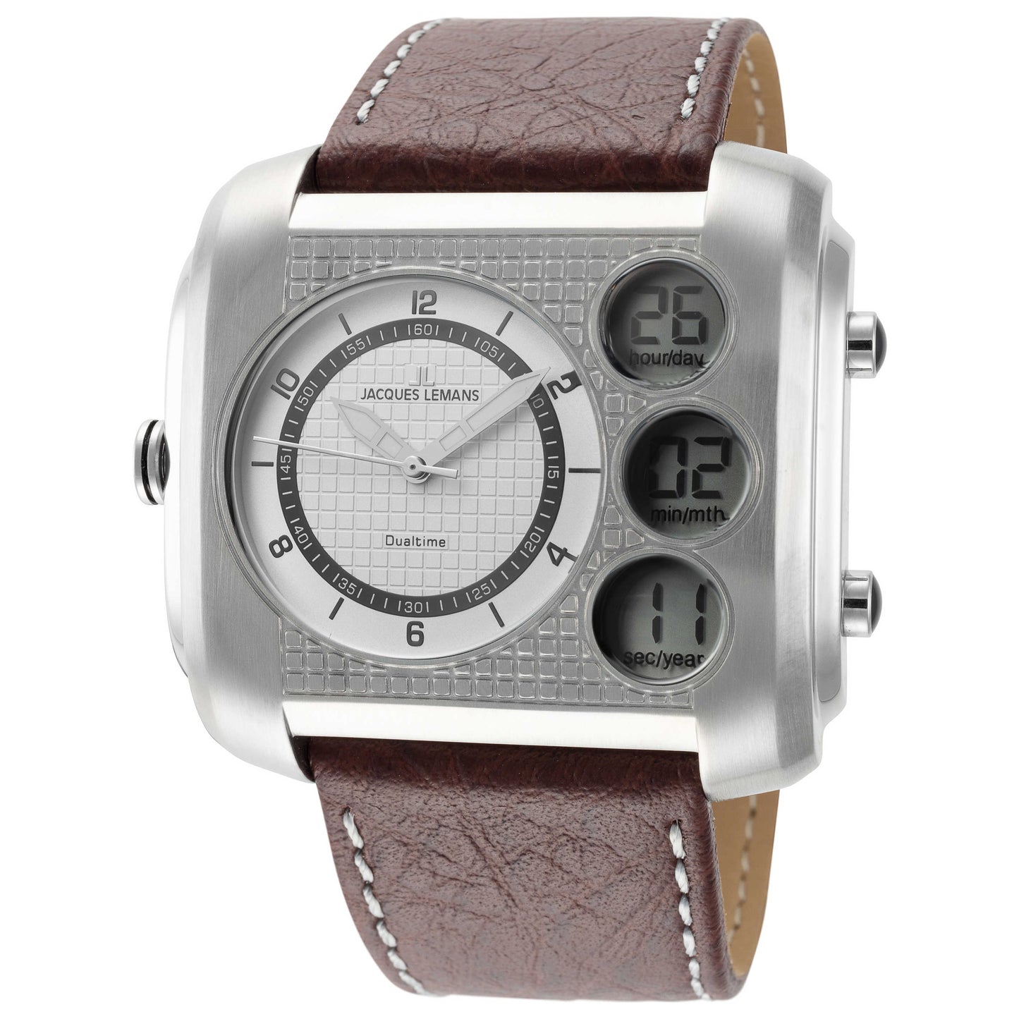 Front view of Jacques Lemans Madrid Men's Quartz Watch 1-1780B