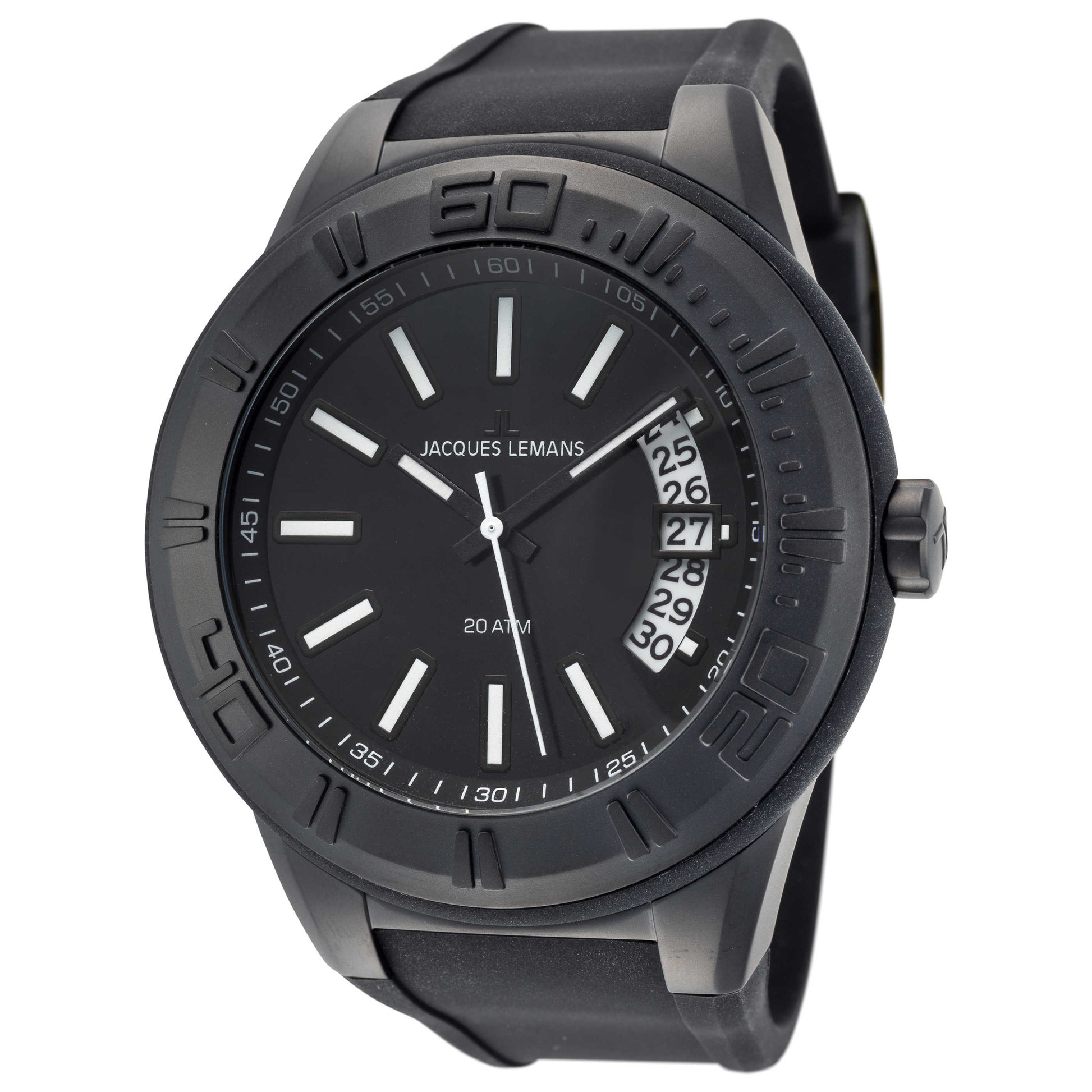 Front view of Jacques Lemans Miami Men's Quartz Watch 1-1784I