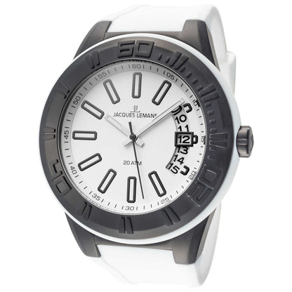 Front view of Jacques Lemans Miami Men's Quartz Watch 1-1784J