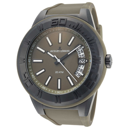 Front view of Jacques Lemans Miami Men's Quartz Watch 1-1784K
