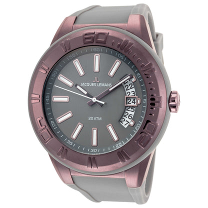 Front view of Jacques Lemans Miami Men's Quartz Watch 1-1784P