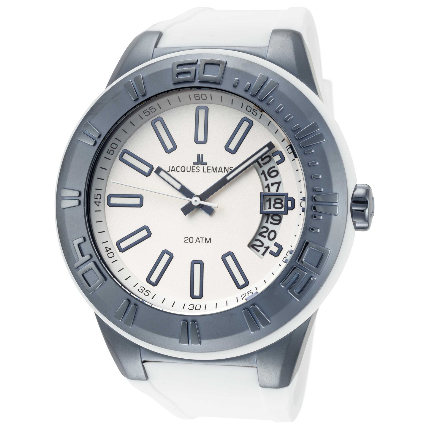 Front view of Jacques Lemans Miami Men's Quartz Watch 1-1784R