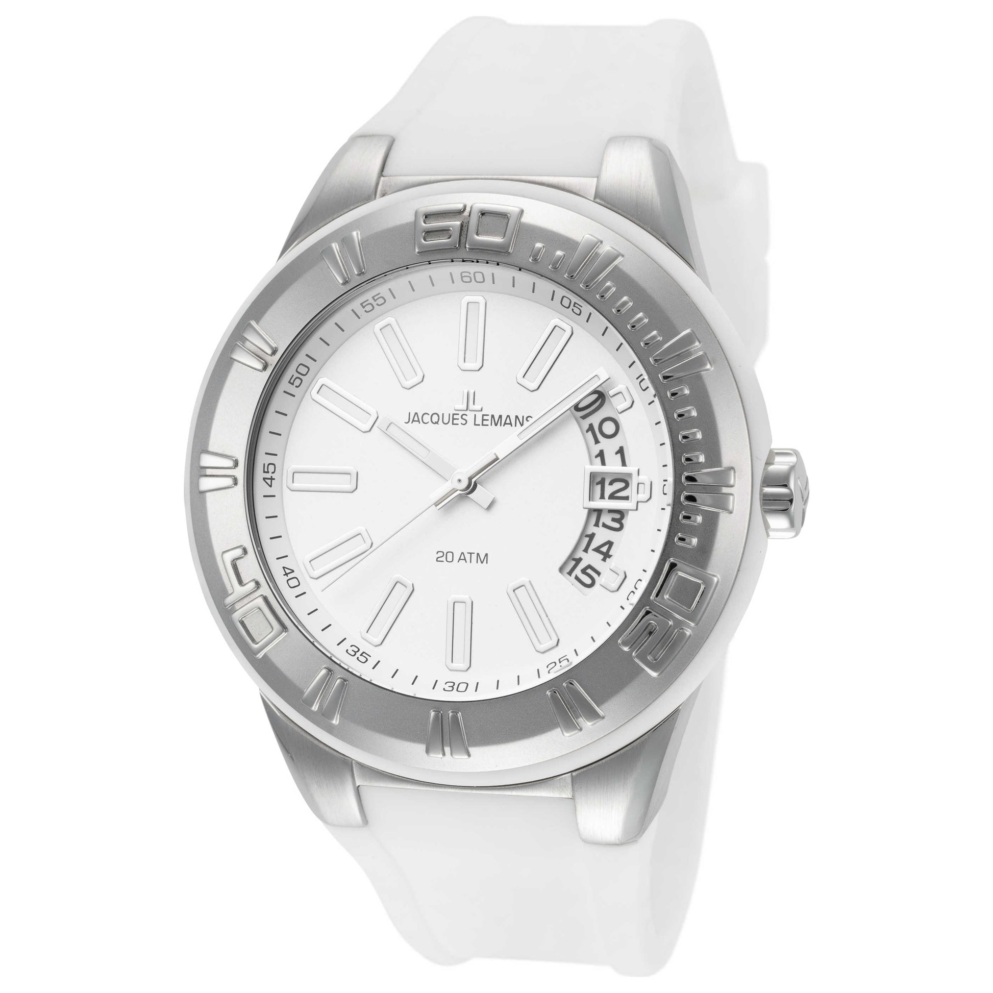 Front view of Jacques Lemans Miami Unisex Quartz Watch 1-1785B
