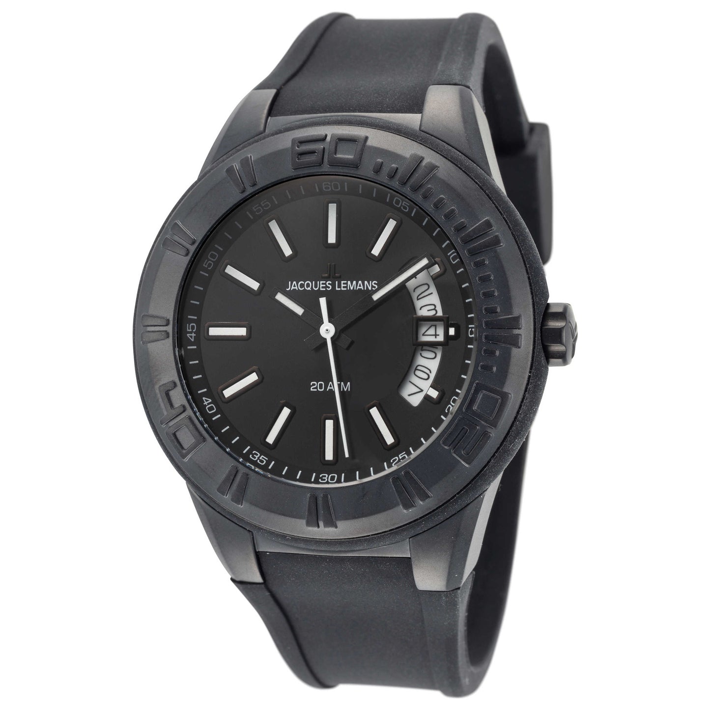 Front view of Jacques Lemans Miami Unisex Quartz Watch 1-1785I