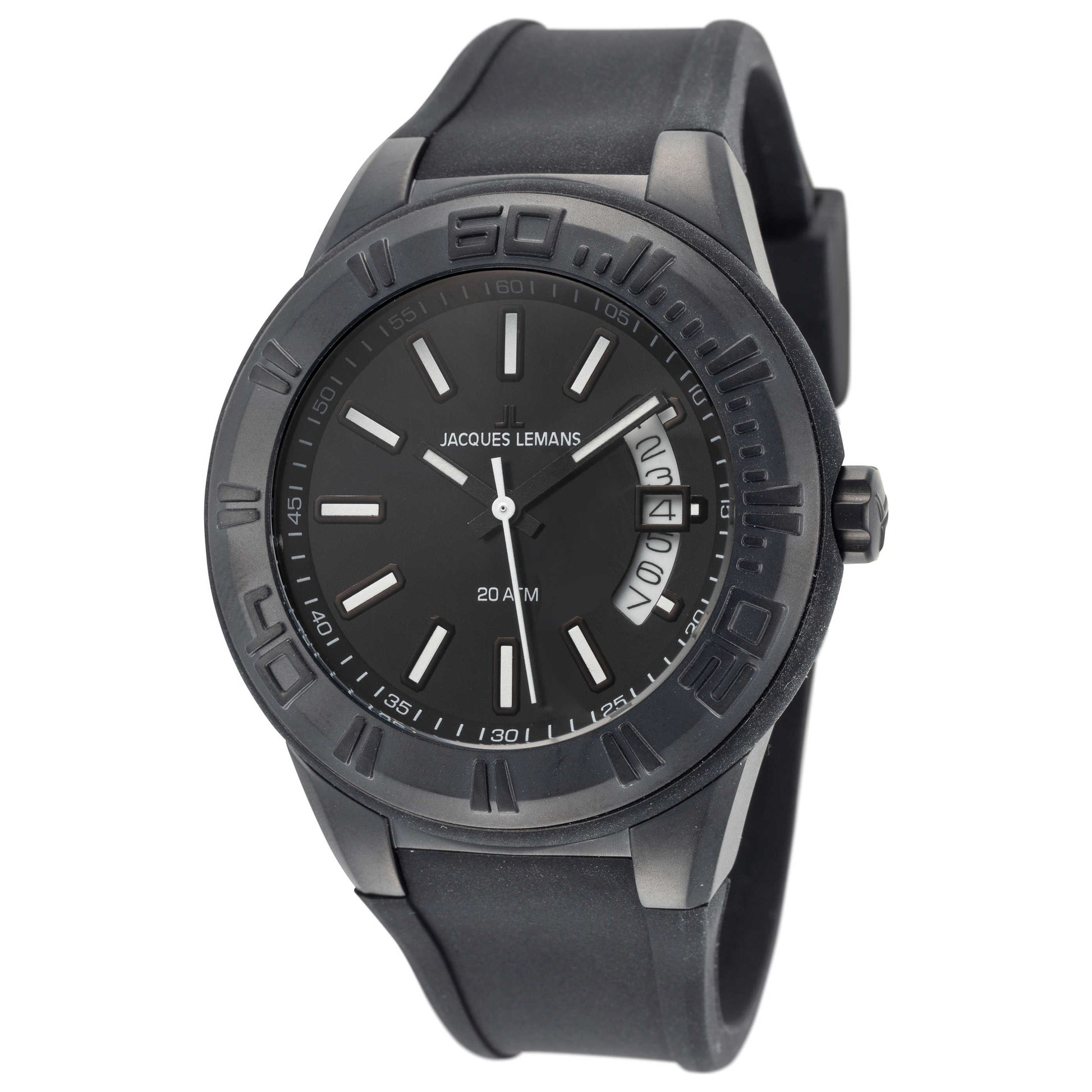 Front view of Jacques Lemans Miami Unisex Quartz Watch 1-1785I