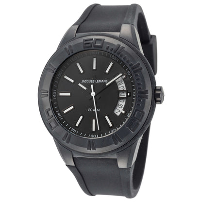 Front view of Jacques Lemans Miami Unisex Quartz Watch 1-1785I