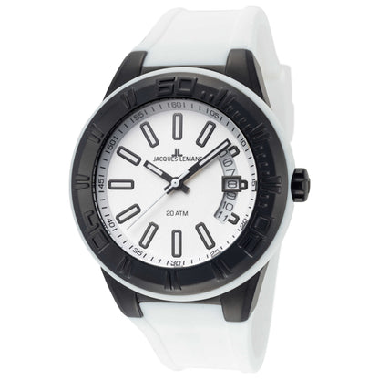 Front view of Jacques Lemans Miami Unisex Quartz Watch 1-1785J