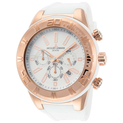 Front view of Jacques Lemans Miami Men's Quartz Watch 1-1820F