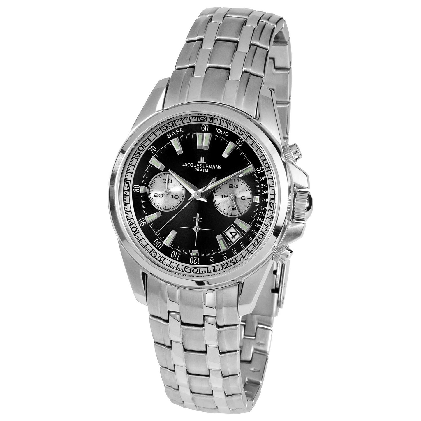 Front view of Jacques Lemans Liverpool Men's Quartz Watch 1-1830D