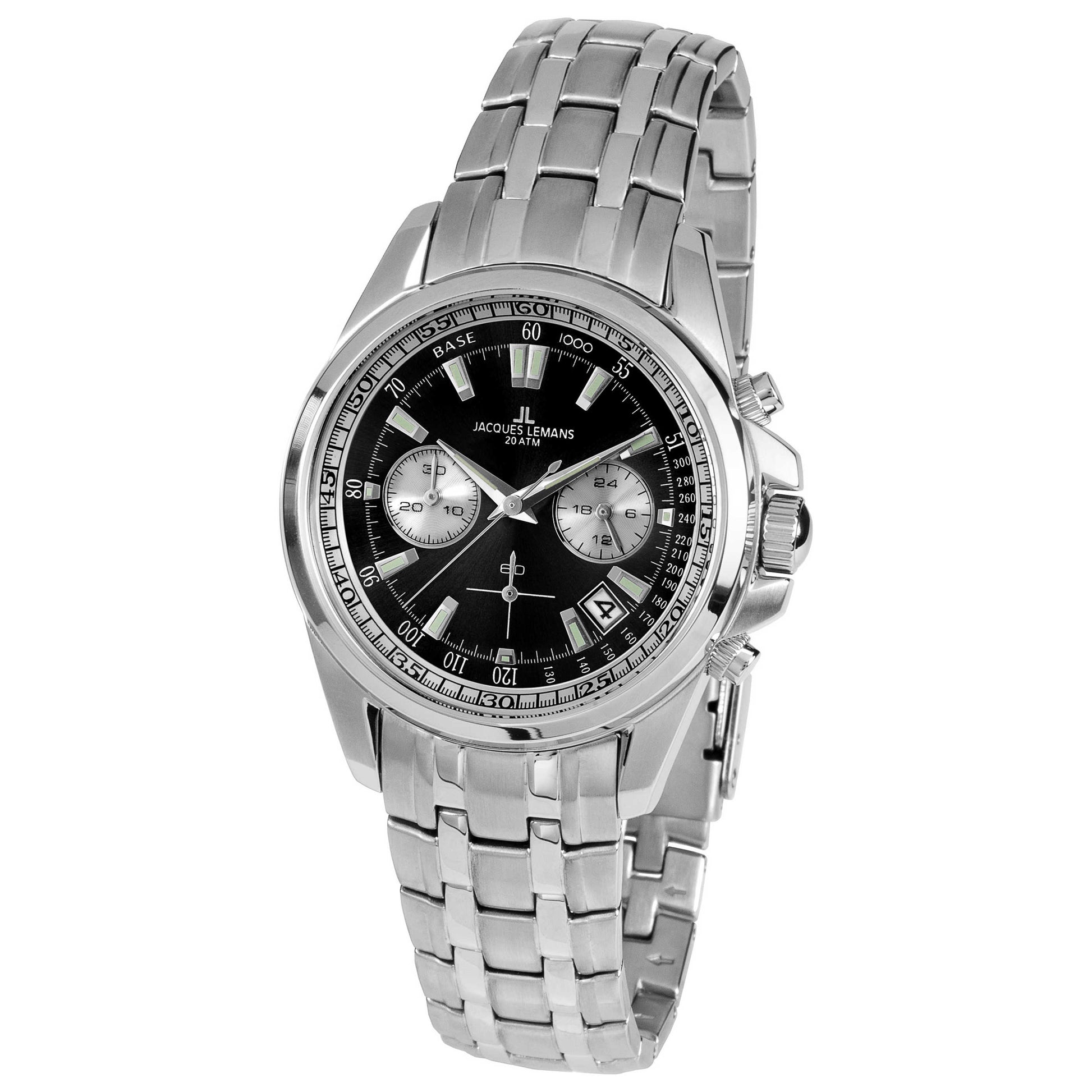 Front view of Jacques Lemans Liverpool Men's Quartz Watch 1-1830D
