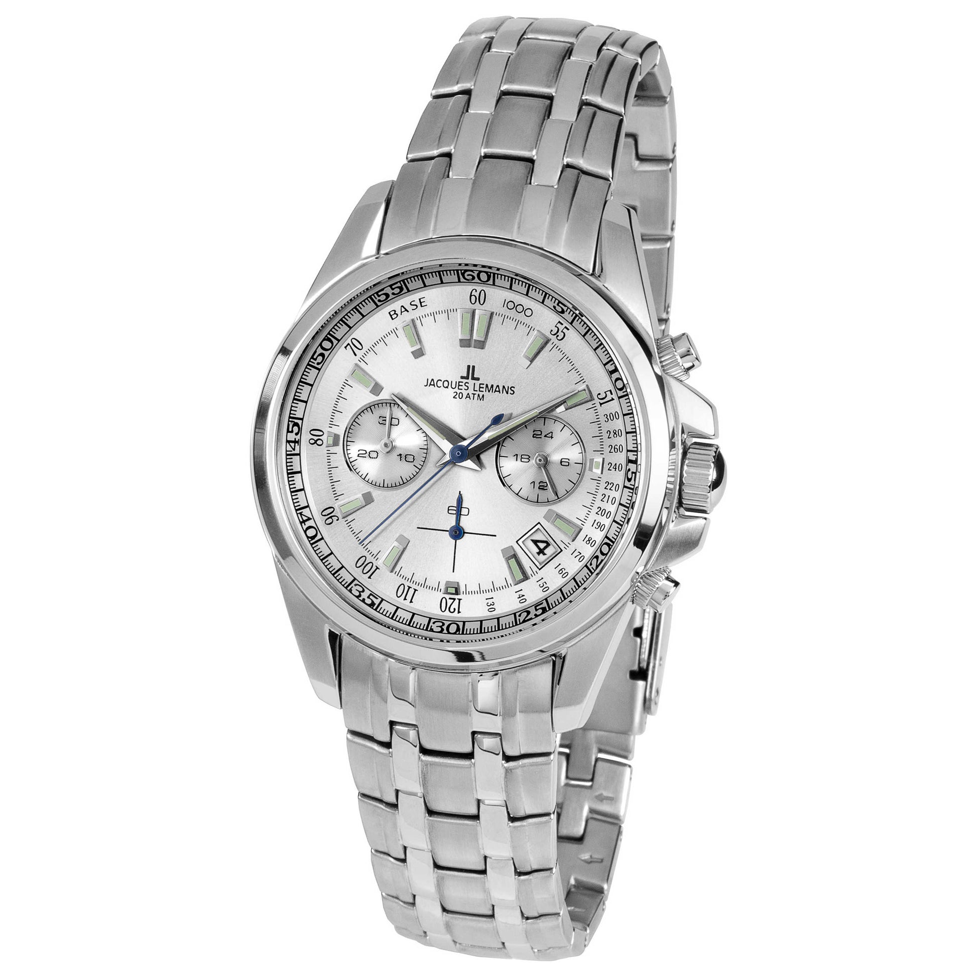 Front view of Jacques Lemans Liverpool Men's Quartz Watch 1-1830E
