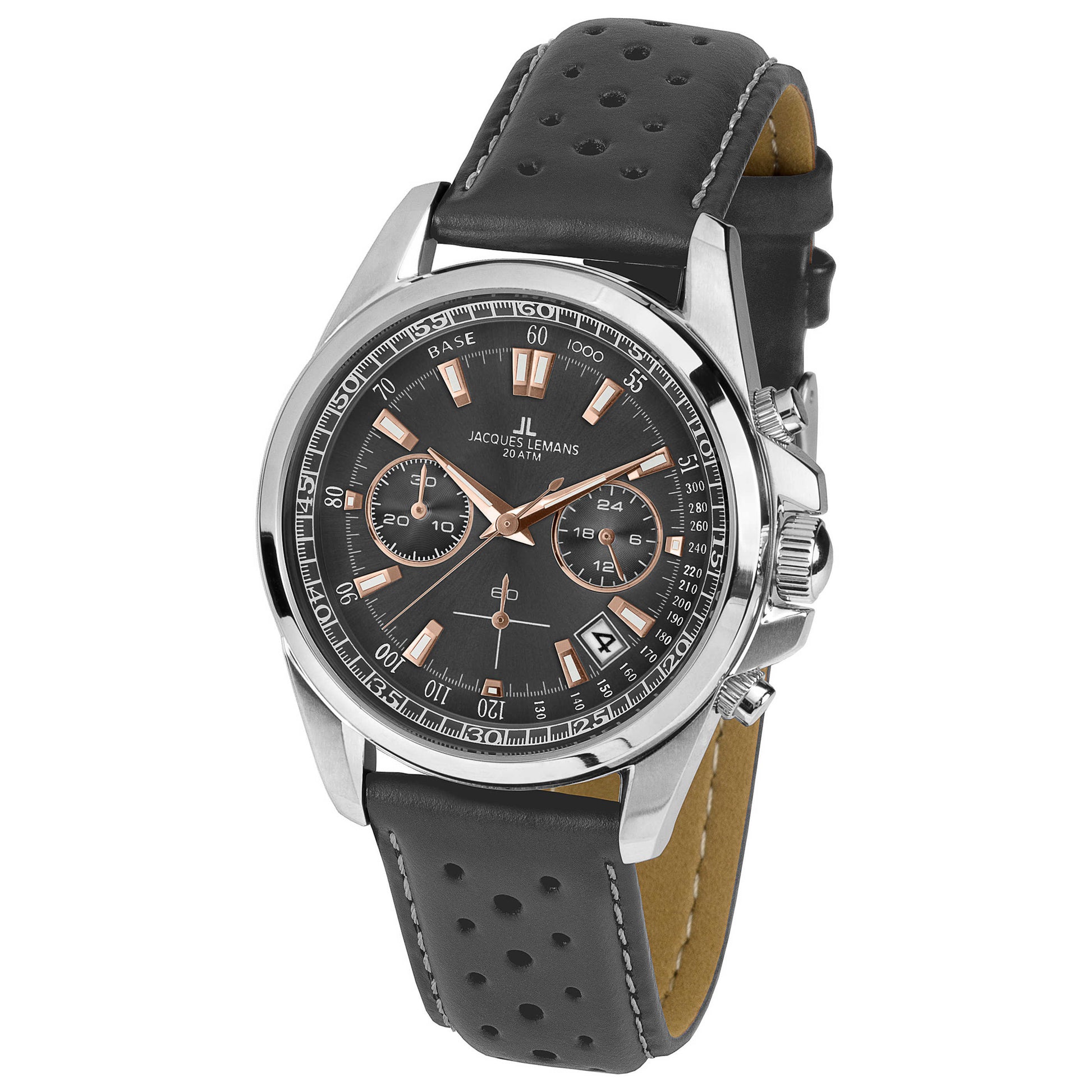 Front view of Jacques Lemans Liverpool Men's Quartz Watch 1-1830K