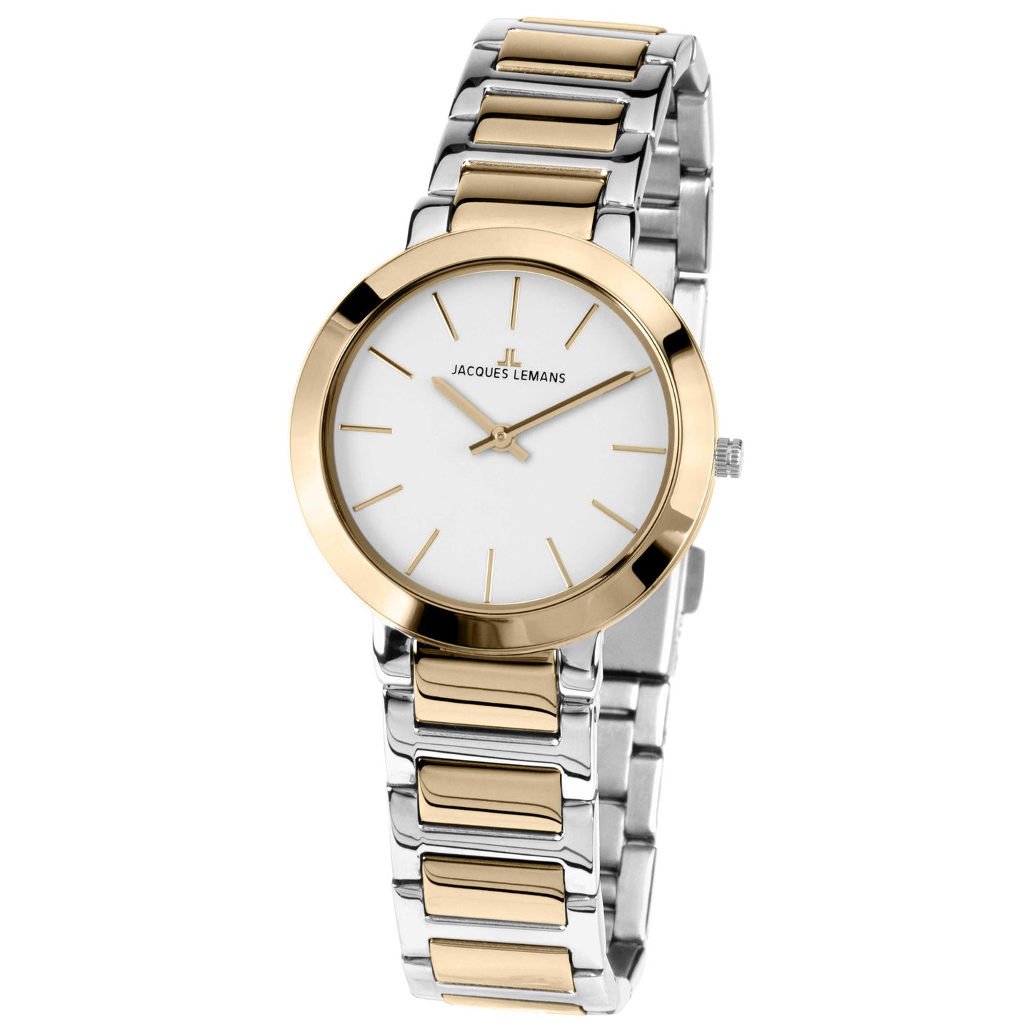 Front view of Jacques Lemans Milano Women's Quartz Watch 1-1842-1D