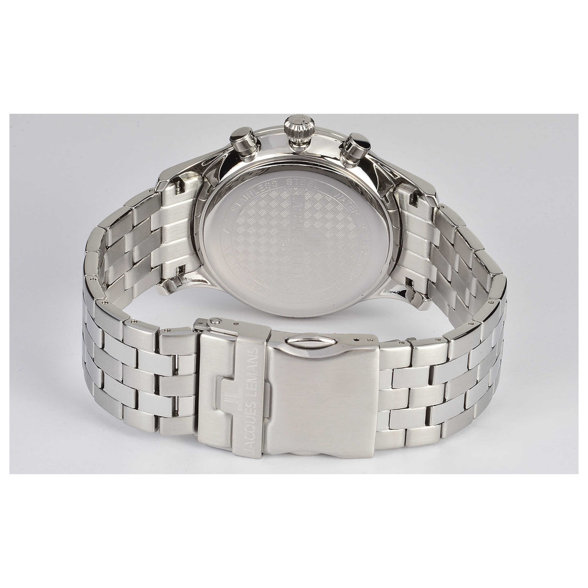 Back view of Jacques Lemans London Men's Quartz Watch 1-1844ZG