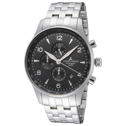 Front view of Jacques Lemans London Men's Quartz Watch 1-1844ZG