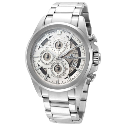 Front view of Jacques Lemans Liverpool Men's Quartz Watch 1-1847F