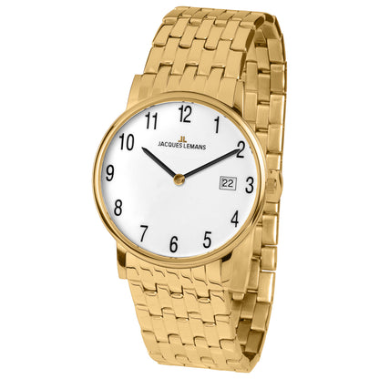 Front view of Jacques Lemans Vienna Unisex Quartz Watch 1-1848H