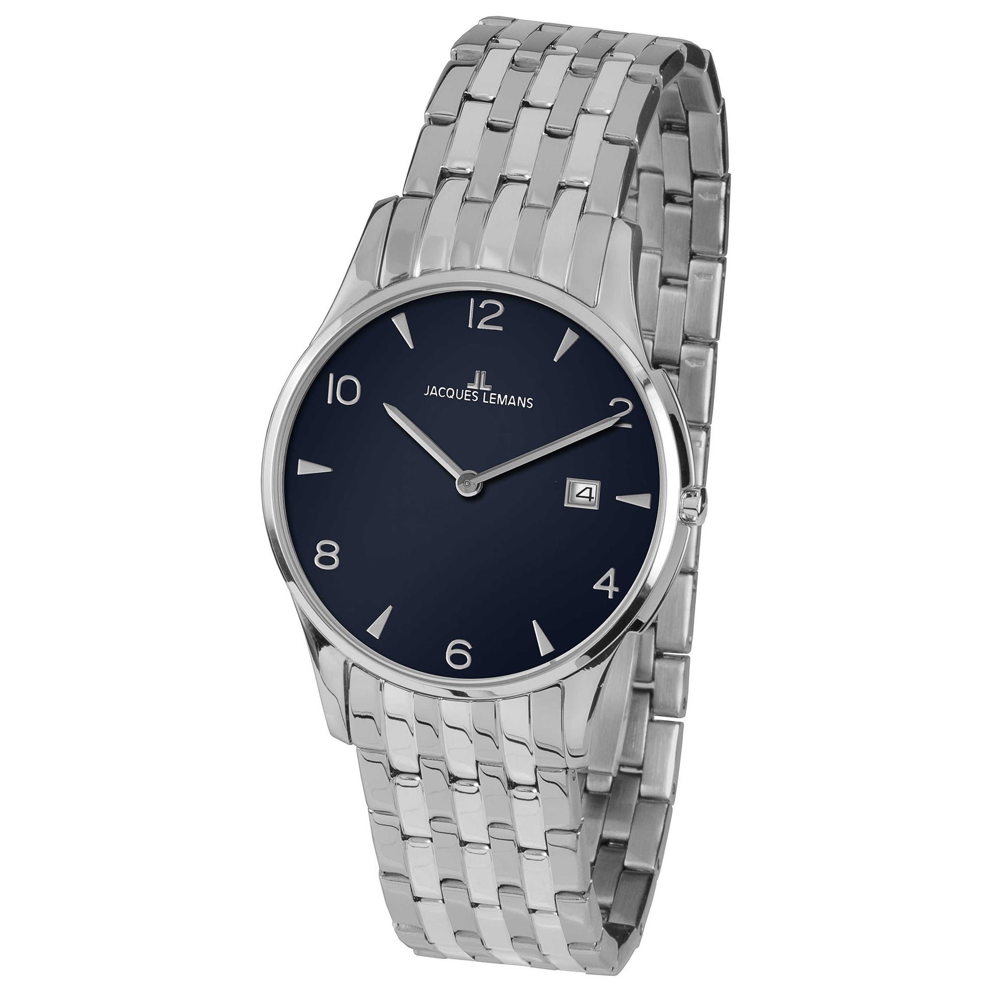 Front view of Jacques Lemans London Unisex Quartz Watch 1-1852ZC
