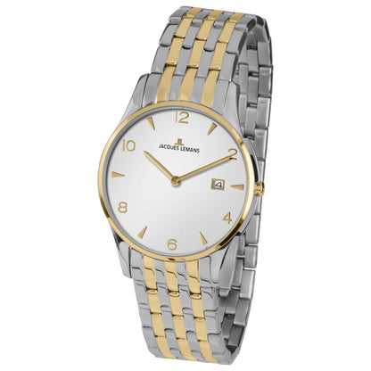 Front view of Jacques Lemans London Unisex Quartz Watch 1-1852ZE